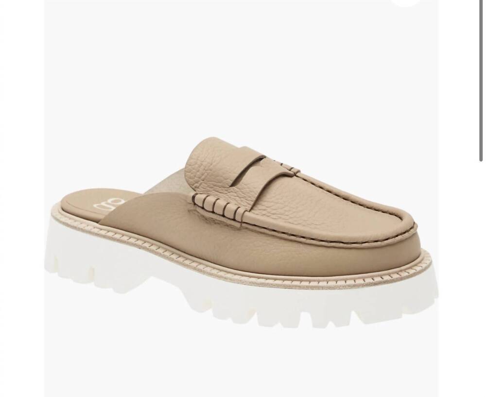 NEW PEDRO GARCIA women's savy loafer mule in camel cervo